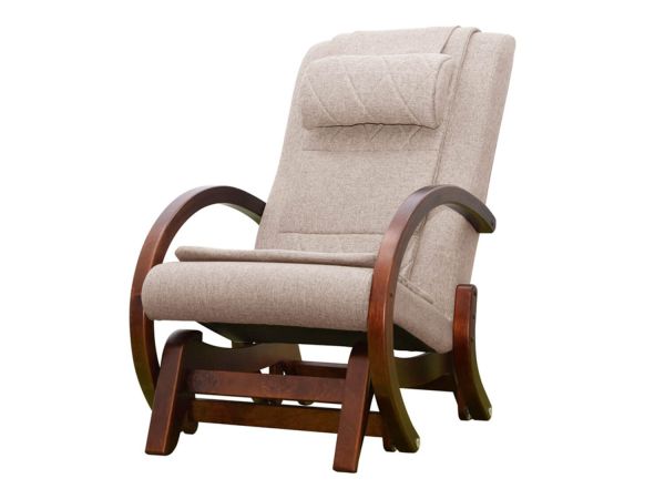 Massage rocking chair with pouffe EGO TWIST Plus EG2004 TCFP Beige (TONY12)