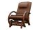 Massage rocking chair EGO TWIST EG2004 CHERRY Chocolate (TONY8) with pouffe